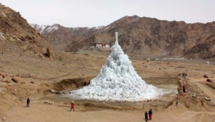 Can ice structures solve a Himalayan water crisis?