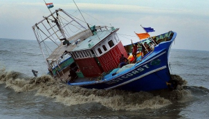 Dozens of fishermen missing in cyclone Ockhi
